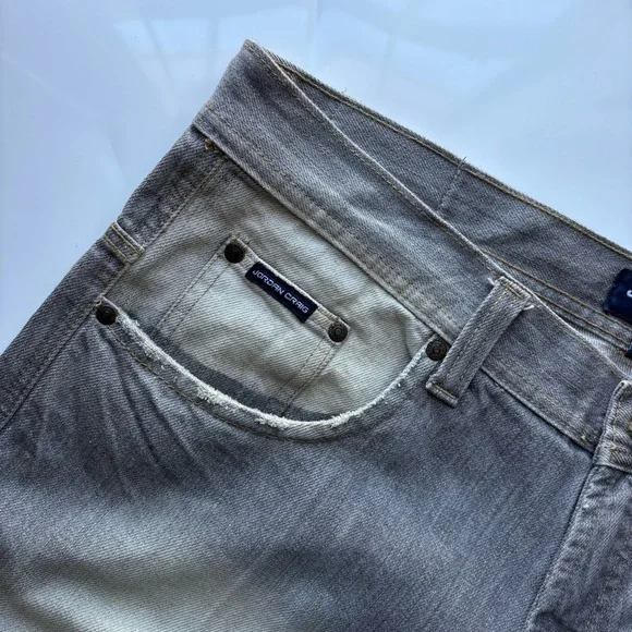 Jordan Craig Jeans Men’s 38x32 Stonewash Gray Denim Streetwear Baggy Grunge - Picture 8 of 16